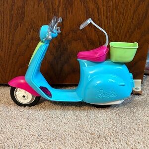 Barbie Fashionista Vibrant Blue and Pink Moped